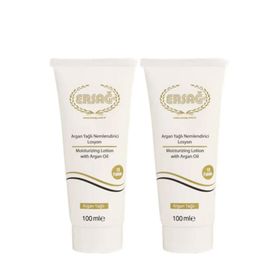 Ersağ Argan Yağlı Nemlendirici Losyon 2x100 ml * 2 Adet Ersağ-206x2