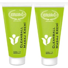 Ersağ Cleanball 2x200 ml Masaj Kremi