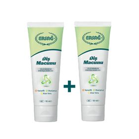 Ersağ Karanfil Okaliptus Aloe Vera 100 ML 2'li Diş Macunu