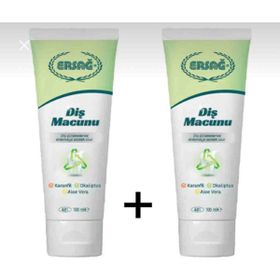 Ersağ Karanfil Okaliptus Aloe Vera 100 ML 2'li Diş Macunu