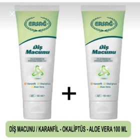 Ersağ Karanfil Okaliptus Aloe Vera 100 ML 2'li Diş Macunu