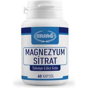Ersağ Magnezyum Sitrat 60 Kapsül