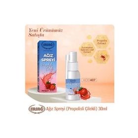 Ersağ Propolisli Çilekli 30 ml Ağız Spreyi