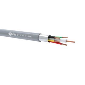 Erse Cctv Al 1coax+4x0.22 RAL7032 Grey Güç Kablosu