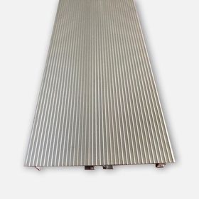 Ersin 300 cm Gümüş Alüminyum Çzigili Baza Profili