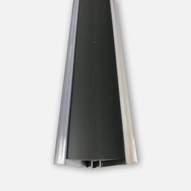 Ersin Siyah 60 cm İç Bükey Pvc Tezgah Süpürgeliği