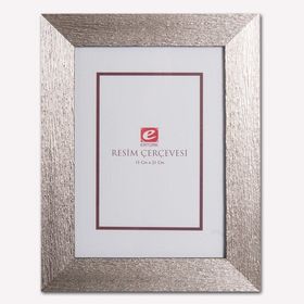 Ertürk 15x21 cm Gümüş Ağaç Kabuğu Resim Çerçevesi