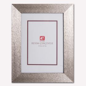 Ertürk 15x21 cm Gümüş Ağaç Kabuğu Resim Çerçevesi