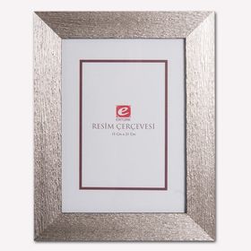Ertürk 15x21 cm Gümüş Ağaç Kabuğu Resim Çerçevesi