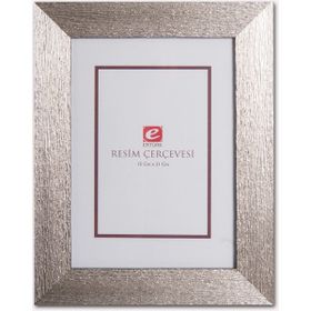 Ertürk 15x21 cm Gümüş Ağaç Kabuğu Resim Çerçevesi