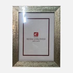 Ertürk 18x24 cm Gümüş Ağaç Kabuğu Resim Çerçevesi