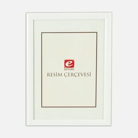 Ertürk 22'lik Beyaz 18x24 cm Hazır Çerçeve