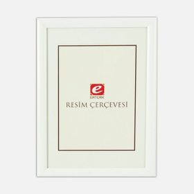 Ertürk 22'lik Beyaz 18x24 cm Hazır Çerçeve