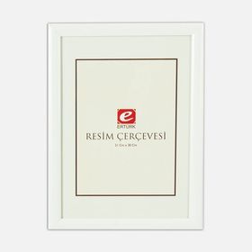 Ertürk 33'lük Beyaz 35x50 cm Hazır Çerçeve