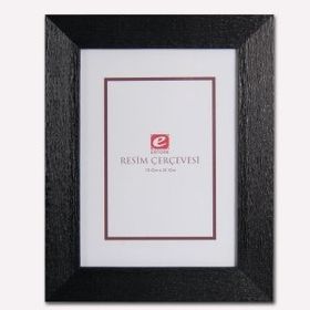 Ertürk Siyah Ağaç Kabuğu 15x21 cm Resim Çerçevesi