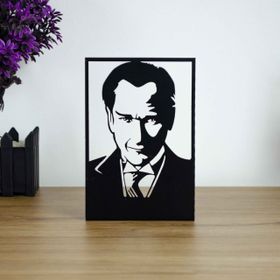 Erva ERV-OB-020 Atatürk Türk Çerçeveli Masaüstü Metal Obje