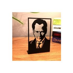 Erva ERV-OB-020 Atatürk Türk Çerçeveli Masaüstü Metal Obje
