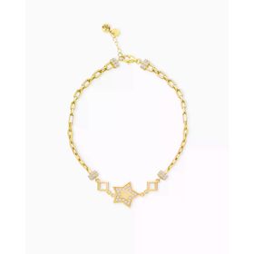 Erva Gold 14 Ayar Yıldızlı Bileklik