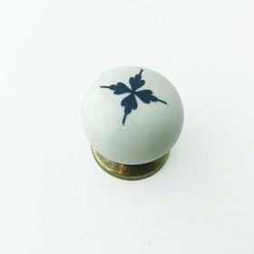 Es-Al D45B Yıldız Antik Beyaz Düğme Kulp