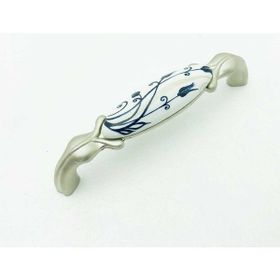 Es-Al Lale 96 Beyaz Desenli Saten Kulp