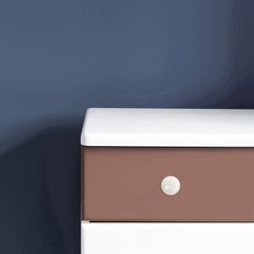 Esal Yıldız D73 Beyaz-Altın Mat Düğme Kulp