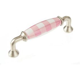 Esal Yıldız Pembe Kareli 96 Pembe-Saten Kulp
