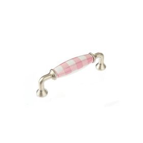Esal Yıldız Pembe Kareli 96 Pembe-Saten Kulp