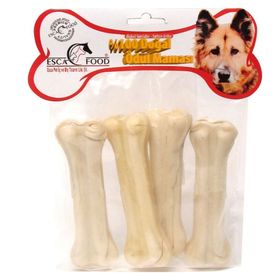 Esca Beyaz Press 12.5 cm 4'lü Köpek Kemiği
