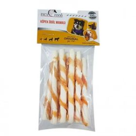 Esca Food 10x90 gr Tavuklu Burgu Kemik Köpek Ödülü
