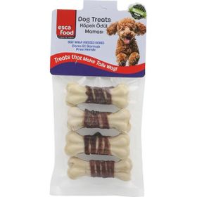 Esca Food 25 gr Dana Etli Pres Kemik 7 cm 4'lü Köpek Ödül Maması
