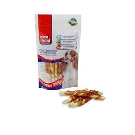 Esca Food 70 gr Tavuklu Burgu Kemik 12 cm 10'lu Köpek Ödül Maması