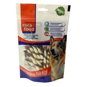 Esca Food Esca Dana Etli Sargılı Burgu Kemik 8 cm 25'li Köpek Ödülü