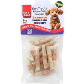 Esca Food Munchy Tavuklu Lokmalık 12'li Köpek Ödülü