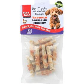 Esca Food Munchy Tavuklu Lokmalık 6 cm 12'li Köpek Ödül Maması