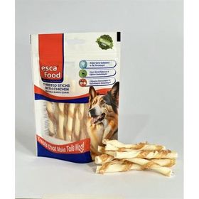 Esca Food Tavuk Etli Burgu Kemik 12 cm 10 Adet Köpek Ödülü