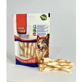Esca Food Tavuk Etli Burgu Kemik 12 cm 10 Adet Köpek Ödülü