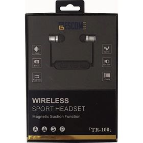 Escom TR-100 SD Kart Metal Mıknatıslı Bluetooth Kulaklık