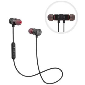Escom TR-100 Siyah SD Kartı Destekli Mıknatıslı Kulak İçi Bluetooth Kulaklık