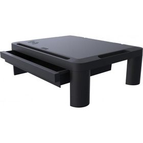 Escrito ESEM540 Lome Premium Yükseklik Ayarlanabilir Çekmeceli ve Wifi Şarj Üniteli Monitör Yükseltici