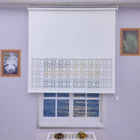Esdeh Lazer Kesim Mat Kalın Beyaz 160x200 cm Stor Perde