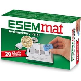 Esemmat 20 Tablet Sivrisinek Kovucu