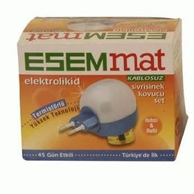 Esemmat 45 Gece Sivrisineklere Karşı Elektrolikit Mini Set