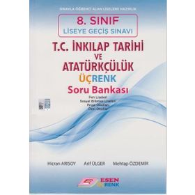 Esen 8.Sınıf LGS T.C. İnkılap Tarihi ve Atatürkçülük Üçrenk Soru Bankası