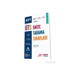 Esen AYT Eşit Ağırlık Sözel 1. Dönem ÜTS Ünite Tarama Sınavları
