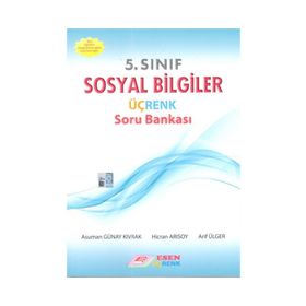 Esen Yay 5. Sınıf Sosyal Bilgiler Üç Renk Soru Bankası