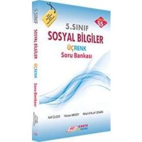 Esen Yay 5. Sınıf Sosyal Bilgiler Üç Renk Soru Bankası