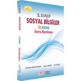 Esen Yay 5. Sınıf Sosyal Bilgiler Üç Renk Soru Bankası
