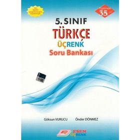 Esen Yay 5. Sınıf Türkçe Üç Renk Soru Bankası
