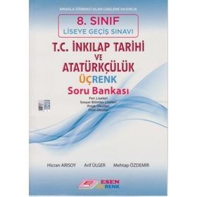Esen Yay 8. Sınıf TC.İnkılap Tarihi Üç Renk Soru Bankası
