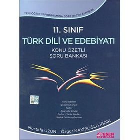 Esen Yayınları 11.Sınıf Türk Dili ve Edebiyatı Konu Özetli Soru Bankası